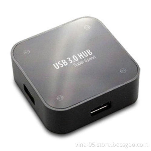 4 Ports USB 3.0 Hub, Super Speed 5GBps, Plug And Play